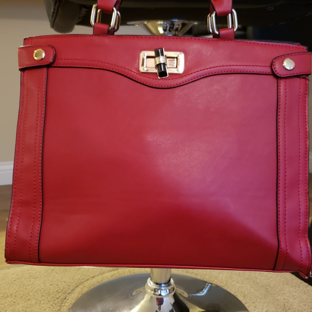 Red Satchel Bag